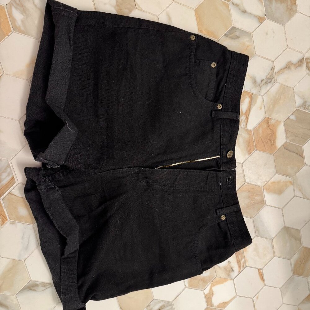 Amazing Black Denim Cutoffs Eddie Bauer Classic-Fit Sz 14